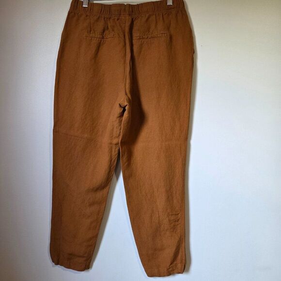 EUC A NEW DAY LINEN BLEND TAN SOFT PANTS SIZE M - Picture 2 of 16
